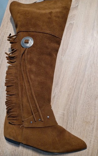 Indianer boots stiefel fringe - indianer,