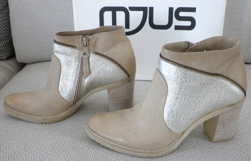 Mjus stiefeletten boots beige - mjus,