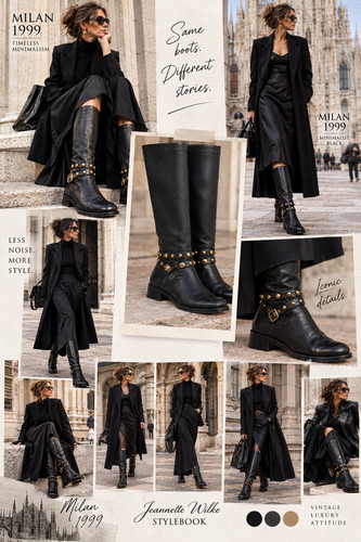 Lederstiefel biker - lederstiefel,